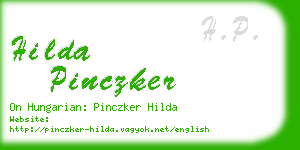 hilda pinczker business card